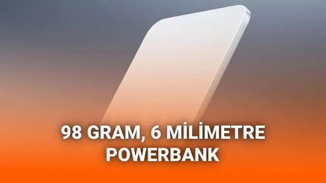 Xiaomi, kağıt gibi ince tüy gibi hafif manyetik powerbank duyurdu