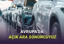 Türkiye, Kişi Başına Düşen Otomobil Sayısında Avrupa Sonuncusu Oldu