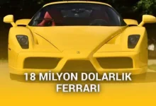 Sadece 1.050 kilometredeki Ferrari Enzo, 780 milyon TL'ye satıldı