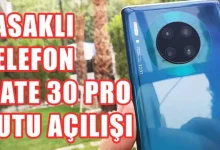 Huawei Mate 30 Pro'nun Kutu Açılışı