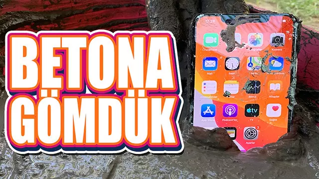 15.000 TL’lik iPhone 11 Pro Max’i Betona Gömdük!