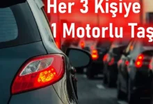 Türkiye'de Kişi Başına Kaç Motorlu Taşıt Bulunduğu Açıklandı