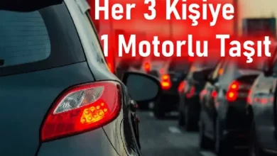 Türkiye'de Kişi Başına Kaç Motorlu Taşıt Bulunduğu Açıklandı