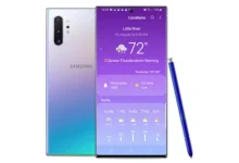 Samsung Galaxy Note 10, Radar Verilerini Gösterecek