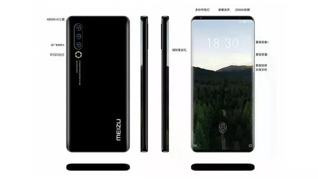 Meizu 17’nin Kavisli Ekranlı Tasarımı Ortaya Çıktı 1 Meizu 17’nin Kavisli Ekranlı Tasarımı Ortaya Çıktı