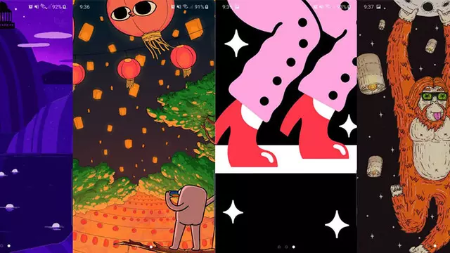 Galaxy Note 10’un Ön Kamerasını Gizleyen Duvar Kağıtları