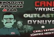 Teknolojiye Atarlanan Adam Canlı Yayında Outlast Oynuyor