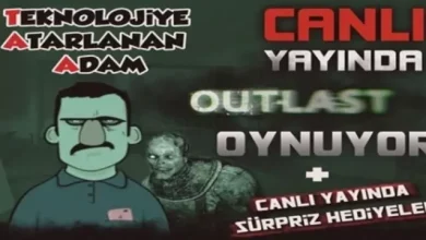 Teknolojiye Atarlanan Adam Canlı Yayında Outlast Oynuyor
