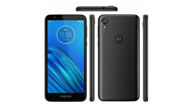 Motorola Moto E6'nın Arka Yüzeyi Dokulu Bir Yapıda Olacak