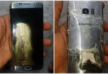 Bir Samsung Galaxy S7 Edge, Durup Dururken Alev Aldı