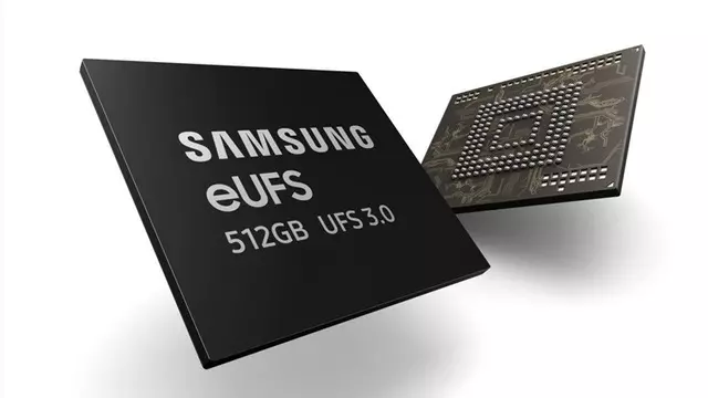 Samsung, 512GB'lık eUFS 3.0 Depolamayı Üretmeye Başladı