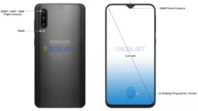 Samsung Galaxy A50'nin Prizma Beyazı Renk Seçeneği