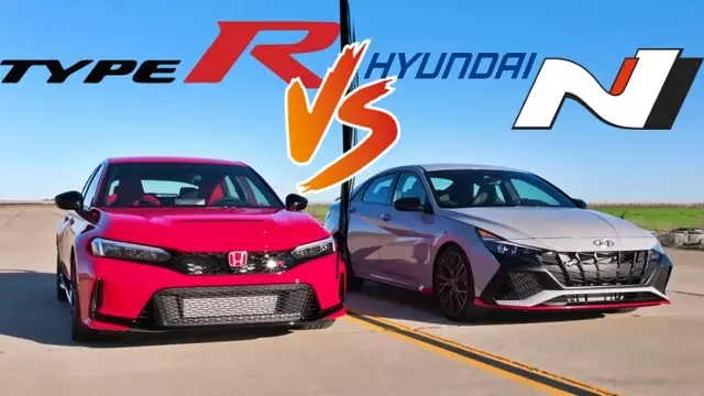 Honda Civic Type R, Hyundai Elantra N'e Karşı [Video]