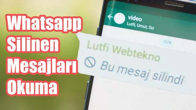 Whatsapp'ta Herkesten Silinen Mesajları Okumanın Yolu
