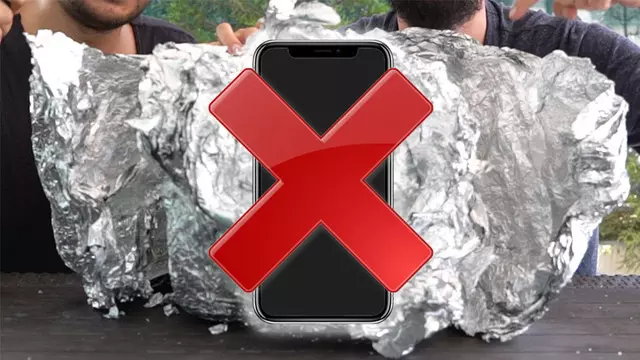 iPhone X'u 660 Metrelik Alüminyum Folyo İle Kapladık