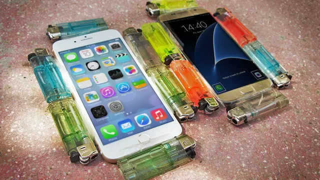 Çakma iPhone 7 Plus ve S7 Edge Sağlamlık Testi