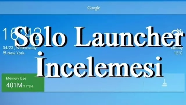 Solo Launcher İncelemesi - Android Ana Ekranınızı Özelleştirin