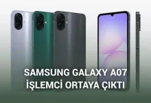 Samsung Galaxy A07'nin Performans ve Temel Özellikleri Ortaya Çıktı