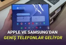 Samsung ve Apple, Yeni Bir Şeyler Geliştiriyor: Geniş Katlanabilir Telefon