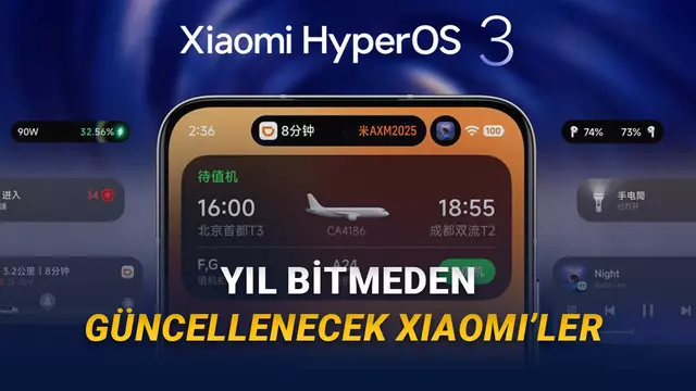25 Xiaomi Cihaza HyperOS 3 Güncellemesi Geliyor 1 25 Xiaomi Cihaza HyperOS 3 Güncellemesi Geliyor