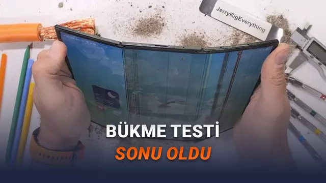 Samsung'un Üçe Katlanan Telefonu Galaxy Z TriFold, JerryRigEverything'in Sağlamlık Testine Girdi [Video]
