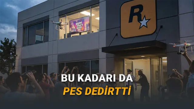 GTA 6'yı Bekleyen Oyuncular, Oyunu "Görüntüleyebilmek" İçin Rockstar Ofisini Gözetlemeye Kalktı (Gün Geçmiyor ki Yeni Gariplik Yaşanmasın)