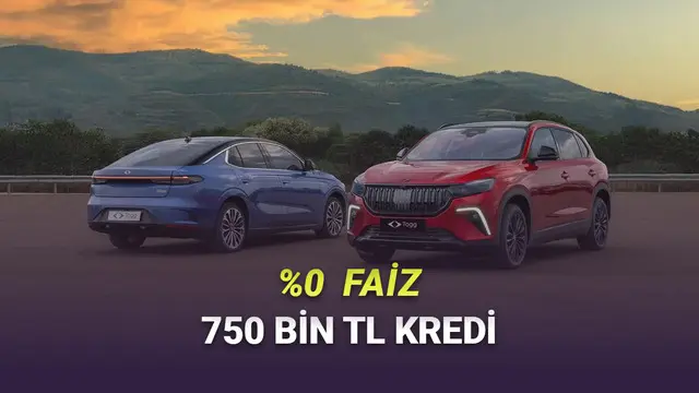Togg Almayan Pişman Olacak: %0 Faizli 750 Bin TL Kredi Duyuruldu