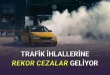 Drift ve Yarış Gibi Trafik İhlallerine Yönelik Yeni Düzenleme: Rekor Para Cezaları Verilecek!