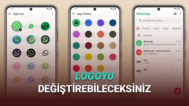 Yakında WhatsApp Logosunu ve Uygulama Temasını Değiştirmek Mümkün Olacak!