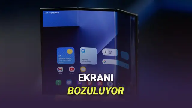 Üçe Katlanan Telefon Samsung Galaxy Z TriFold'da Problemler Ortaya Çıkmaya Başladı: Ekran Bozuluyor! 1 Üçe Katlanan Telefon Samsung Galaxy Z TriFold'da Sorunlar Ortaya Çıkmaya Başladı: Ekran Bozuluyor!