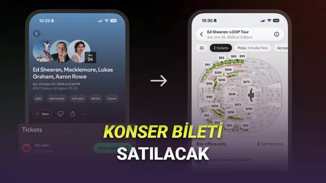 Spotify'dan Kullanıcıları Sevindirecek Hamle: Konser Bileti Satılacak! 1 Spotify'dan Kullanıcıları Sevindirecek Hamle: Konser Bileti Satılacak!