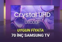 A101, Bu Hafta Uygun Fiyata 70 inç 4K Samsung Televizyon Satacak