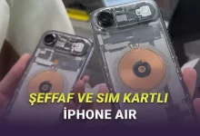 Bir YouTuber, Şeffaf Tasarımlı ve SIM Kart Yuvalı iPhone Air Tasarladı [Video]