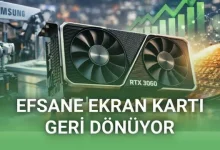 NVIDIA, Yeniden RTX 3060 Üretimine Başlamayı Planlıyor