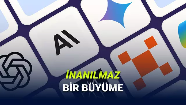 En Hızlı Büyüyen Yapay Zekâlar Açıklandı (Zirvede Ne ChatGPT Var Ne de Claude)