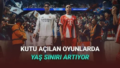 Kutu, Paket Açma Özellikleri Olan Tüm Oyunlarda 16+ Yaş Sınırı Olacak