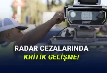 Radar Cezalarında Önemli Gelişme: ''Kalibrasyon Bilgileri Paylaşılabilir...''