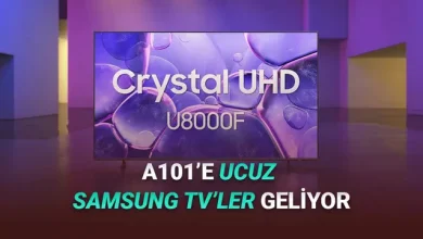 A101, Bu Hafta Ucuza 58 ve 50 İnçlik Samsung TV'ler Satacak